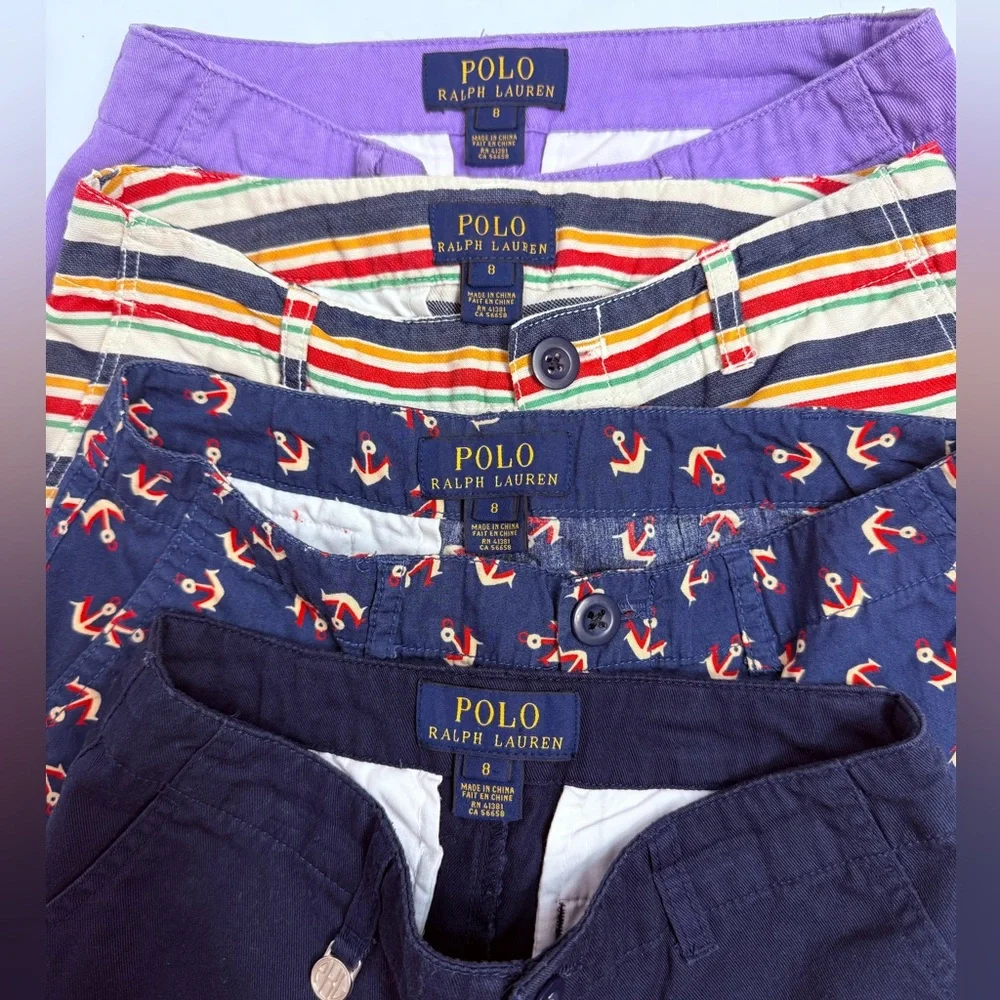 Polo Ralph Lauren BUNDLE of shorts, GIRLS‎ SIZE 8